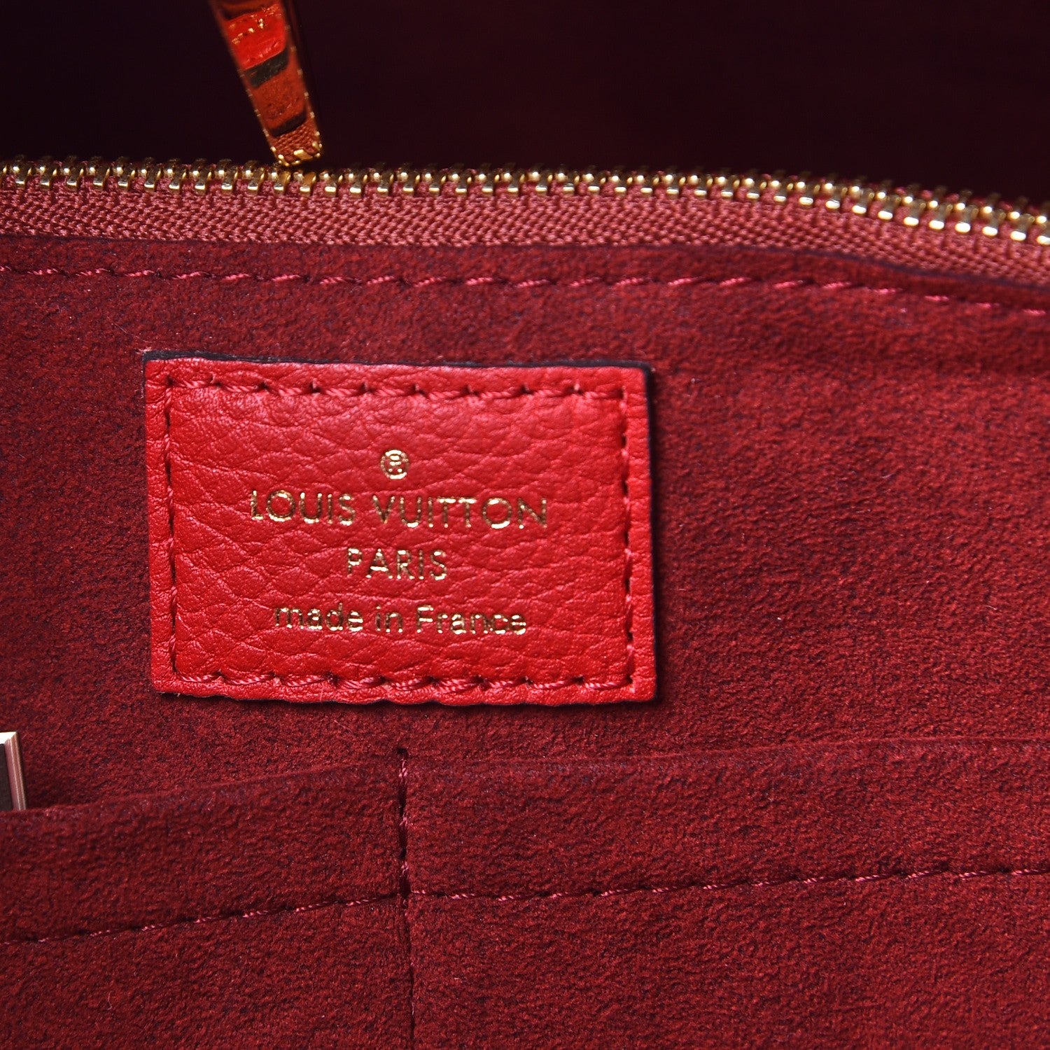 Louis Vuitton Calfskin Monogram Kimono Tote Cherry 6 of 8