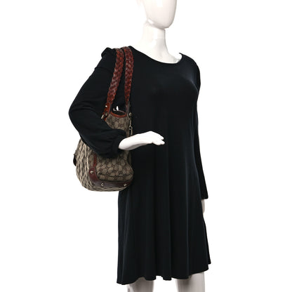 Gucci Monogram Medium Pelham Shoulder Bag Dark Brown 2 of 12