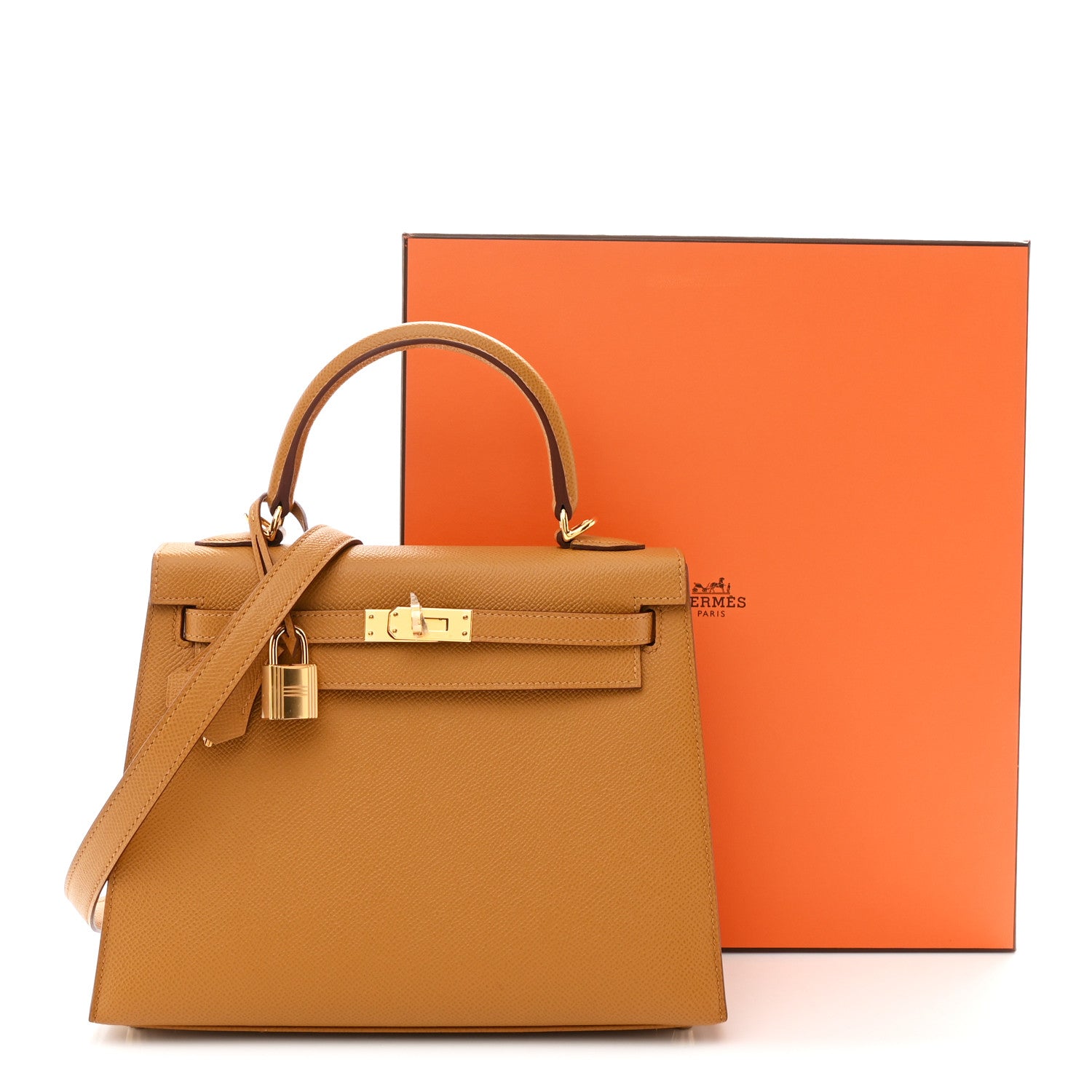 Hermes Epsom Kelly Sellier 25 Sesame 11 of 11
