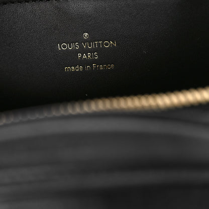Louis Vuitton Calfskin Monogram Embossed Utility Bag Black 6 of 8