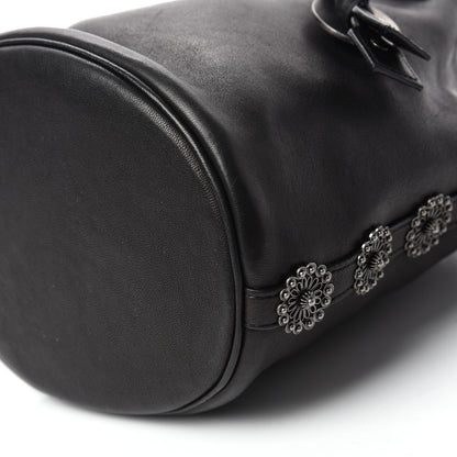 Saint Laurent Calfskin Small Anja Bucket Black 7 of 10