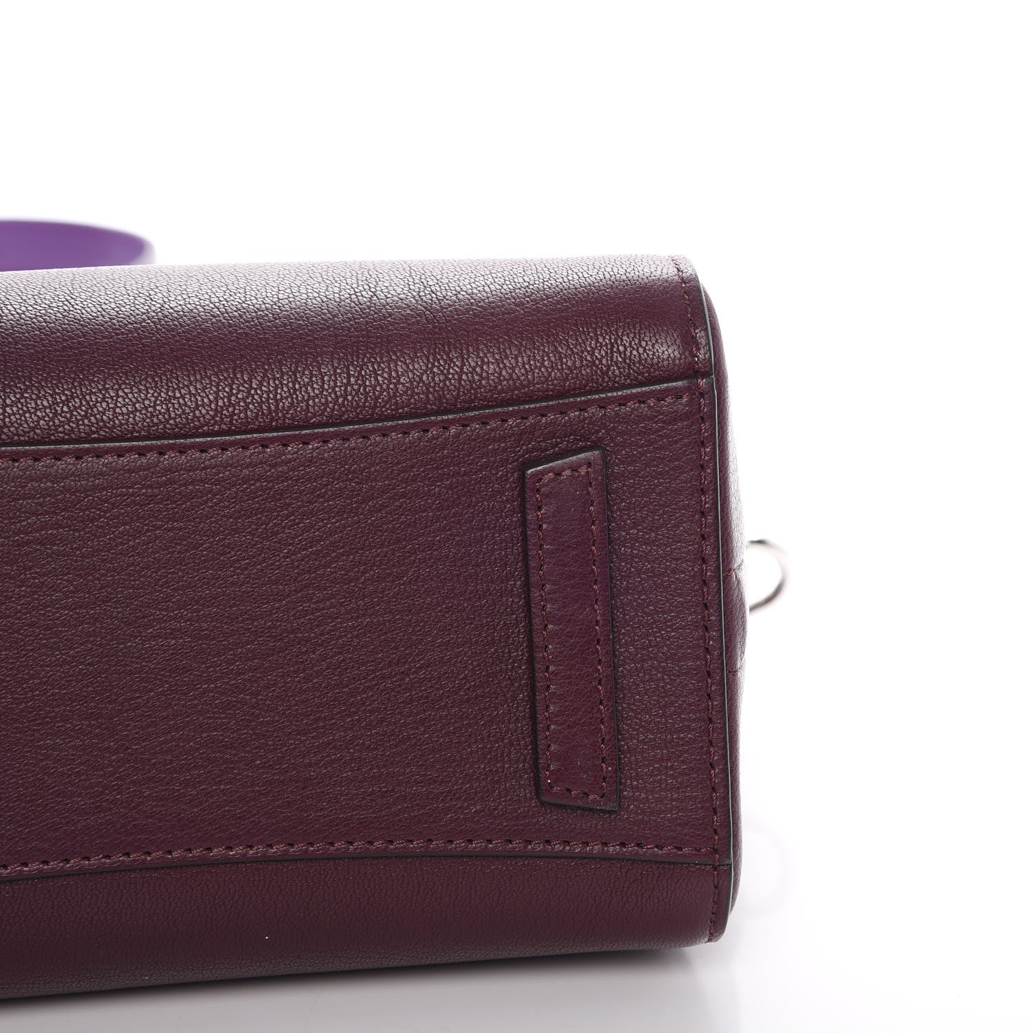 Givenchy Sugar Goatskin Mini Tri-Color Antigona Oxblood Violet Orange 9 of 9