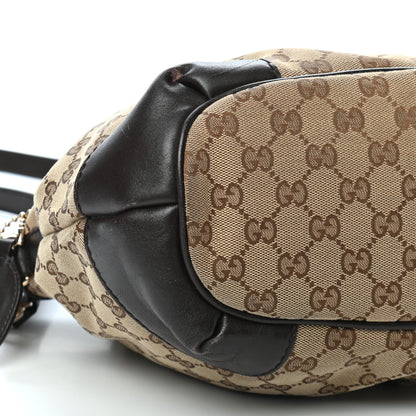 Gucci Monogram Medium Sukey Top Handle Dark Brown 6 of 9