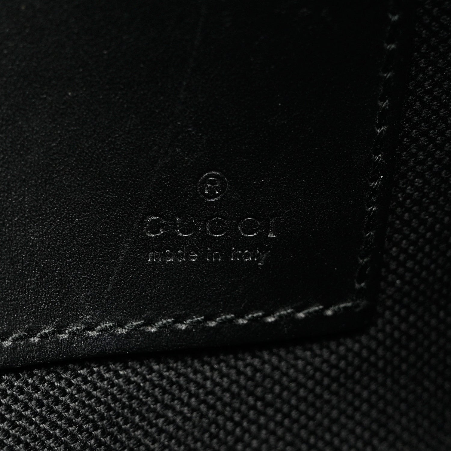 Gucci GG Supreme Monogram Night Courrier Zip Wristlet Pouch Black Multicolor 6 of 11