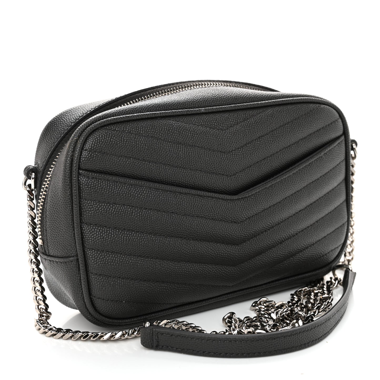 Grain De Poudre Matelasse Monogram Mini Lou Camera Bag Asphalt