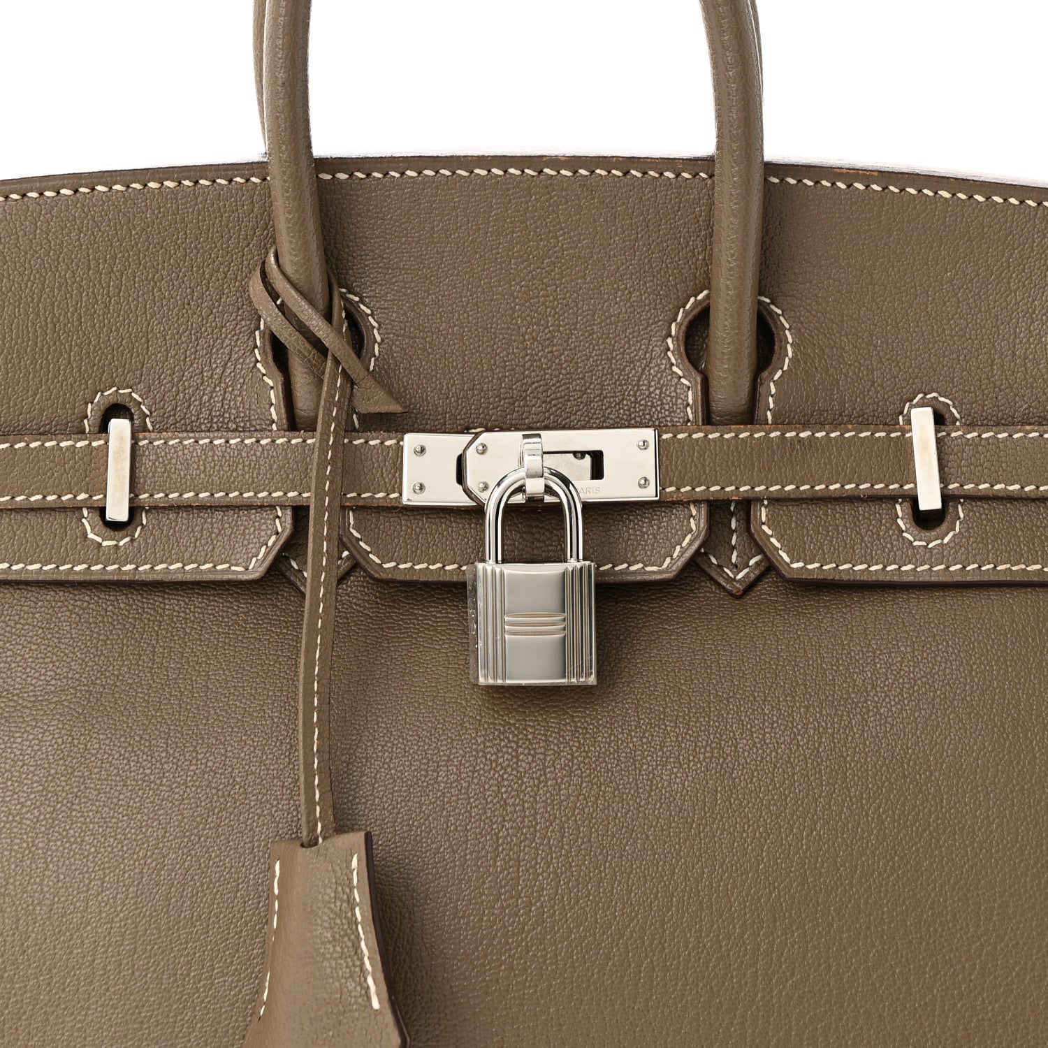 Hermes Chevre Mysore Birkin 25 Etoupe 8 of 10