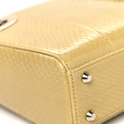 Christian Dior Snakeskin Mini Lady Dior Beige 7 of 11