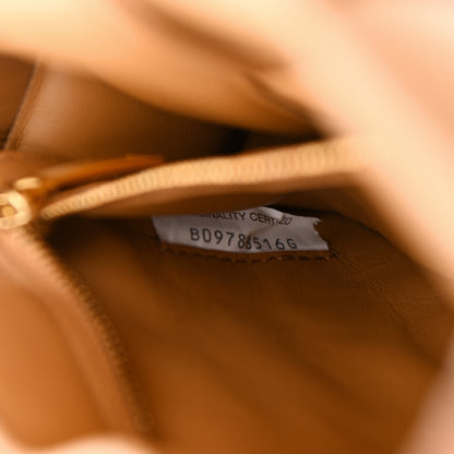 Bottega Veneta Lambskin Maxi Intreccio Padded Chain Cassette Crossbody Bag Caramel 8 of 15