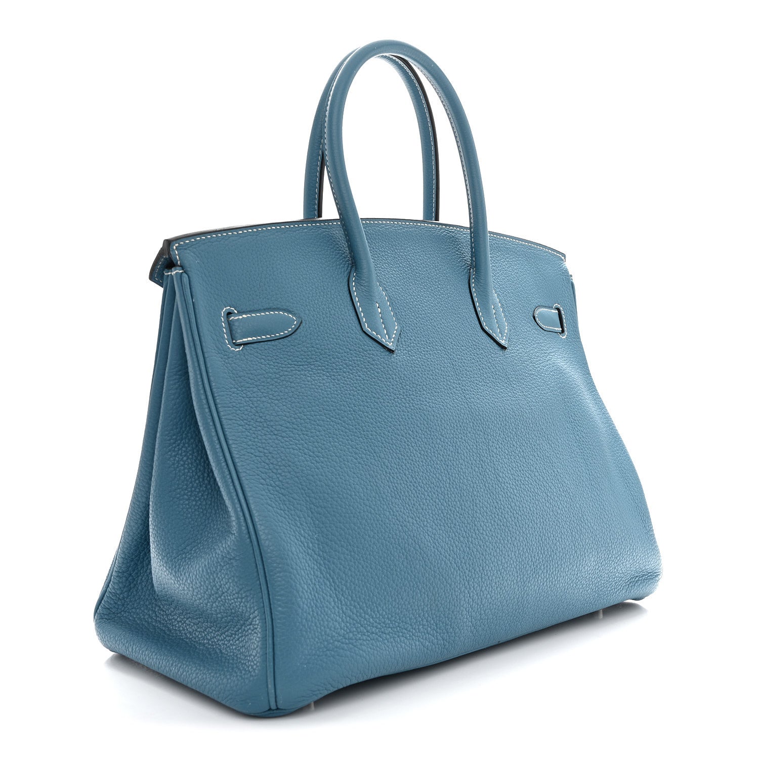 Hermes Togo BIRKIN 35 Blue Jean 3 of 15