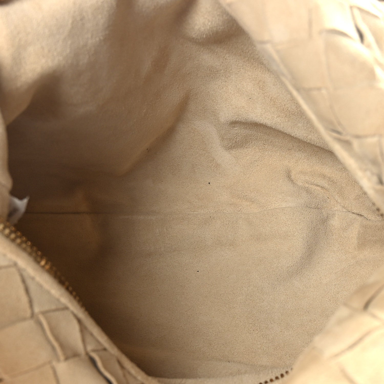 Bottega Veneta Suede Calfskin Intrecciato Teen Jodie Hobo Taupe 5 of 9
