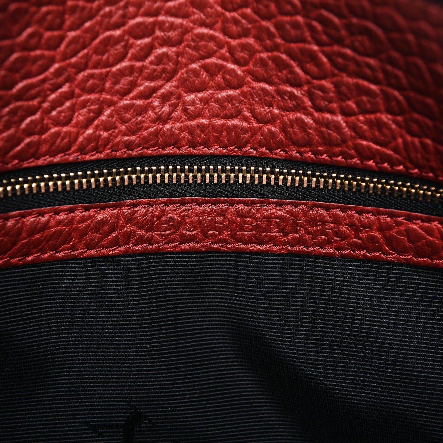 Signature Grain Calfskin Check Embossed Small Chichester Crossbody Clutch Bag Red