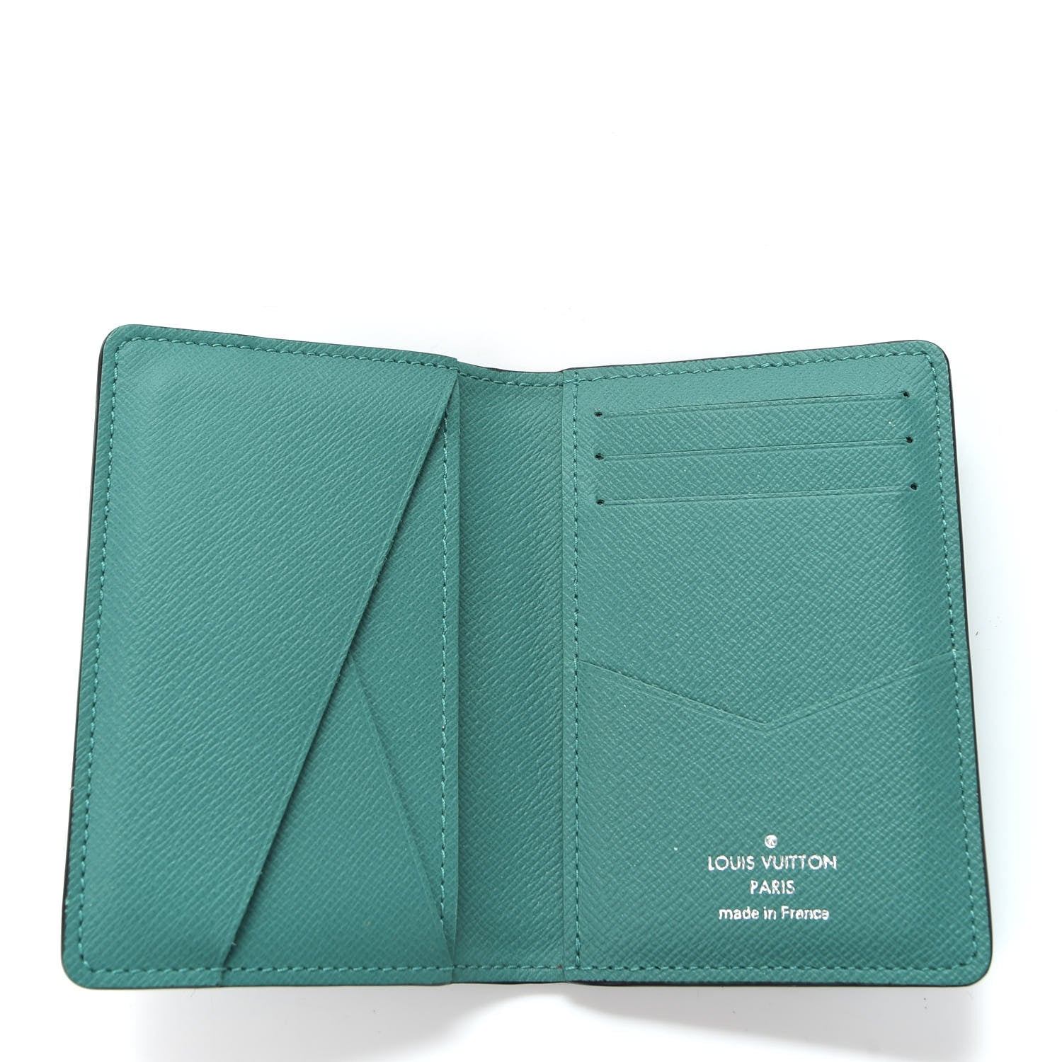 Louis Vuitton Monogram Taiga Pocket Organizer Vert 4 of 9