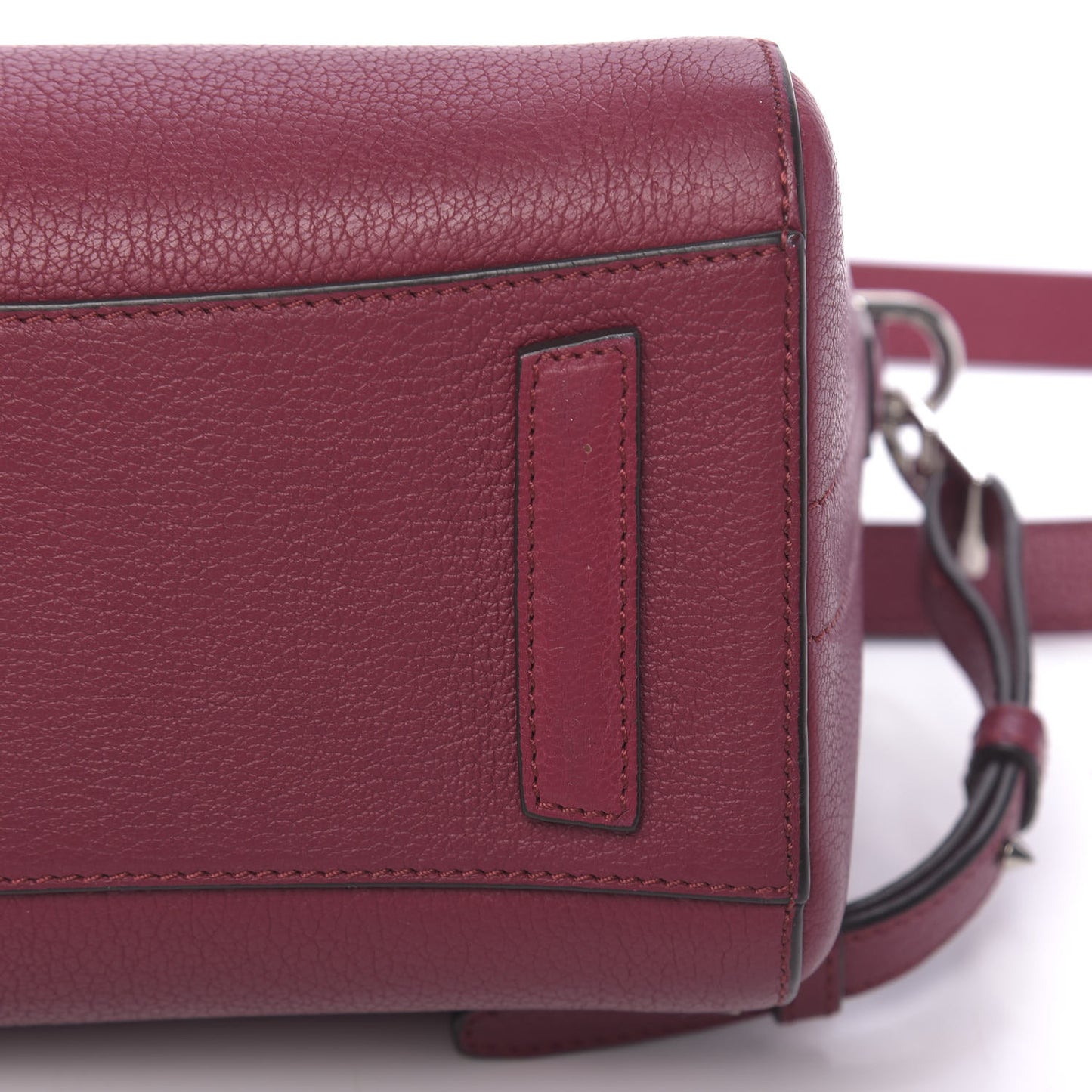 Sugar Goatskin Mini Antigona Fig Pink