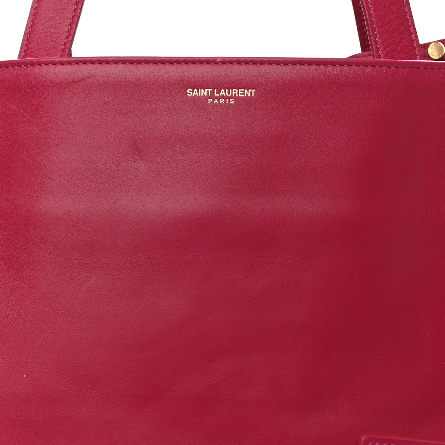 Calfskin Suede Reversible East West Shopping Tote Pink