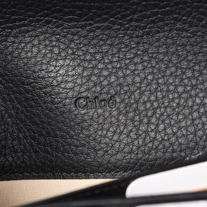 Chloe Calfskin Alphabet Long Wallet Black 6 of 9