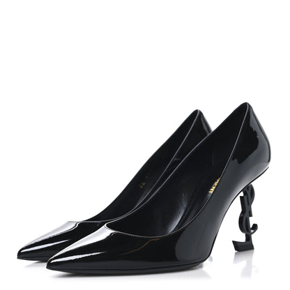 Saint Laurent Patent Opyum 85 Pumps 37 Black 4 of 10
