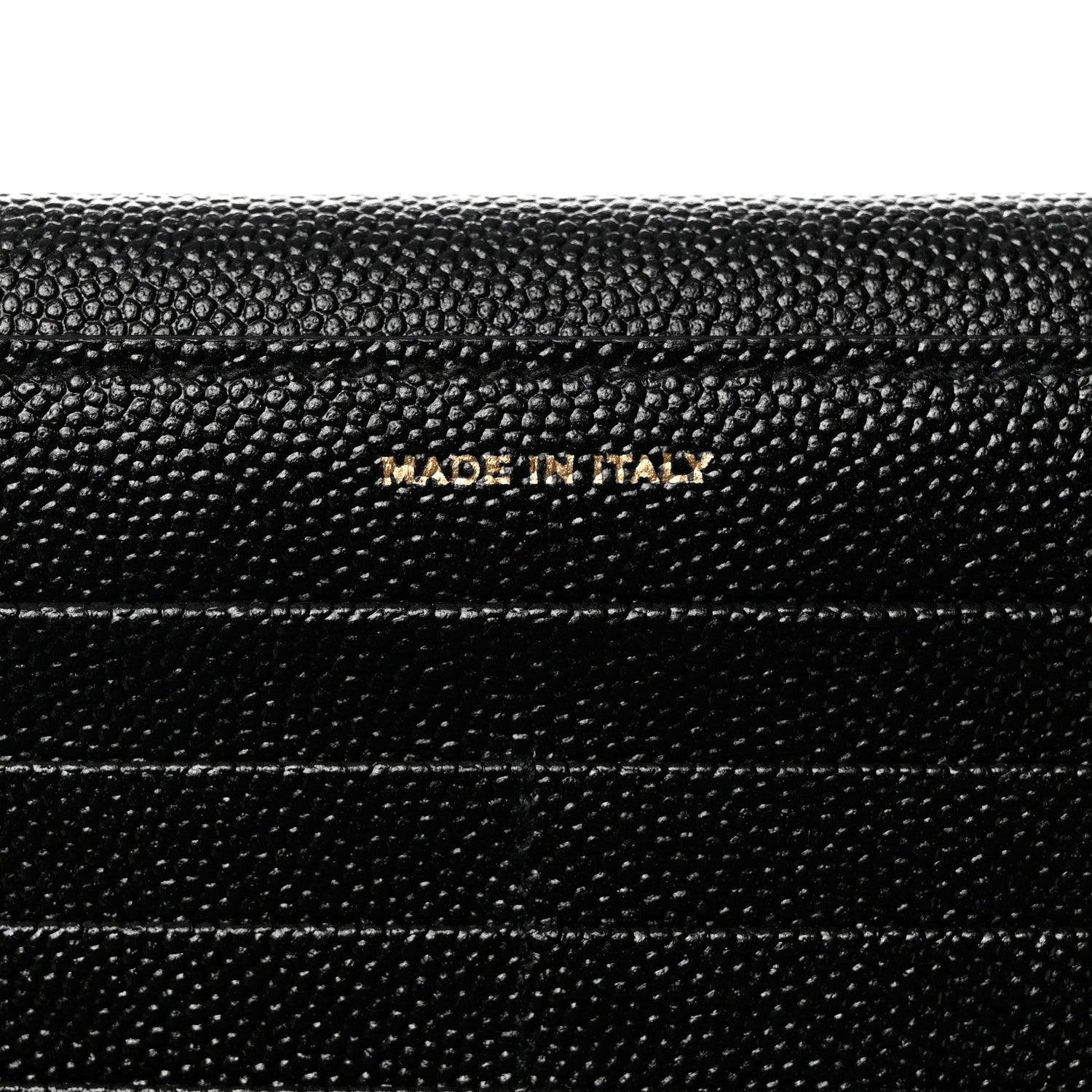 Saint Laurent Grain De Poudre Monogram Uptown Wallet Black 7 of 8