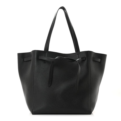 Celine Soft Grained Calfskin Medium Belt Cabas Phantom Black 1 of 11