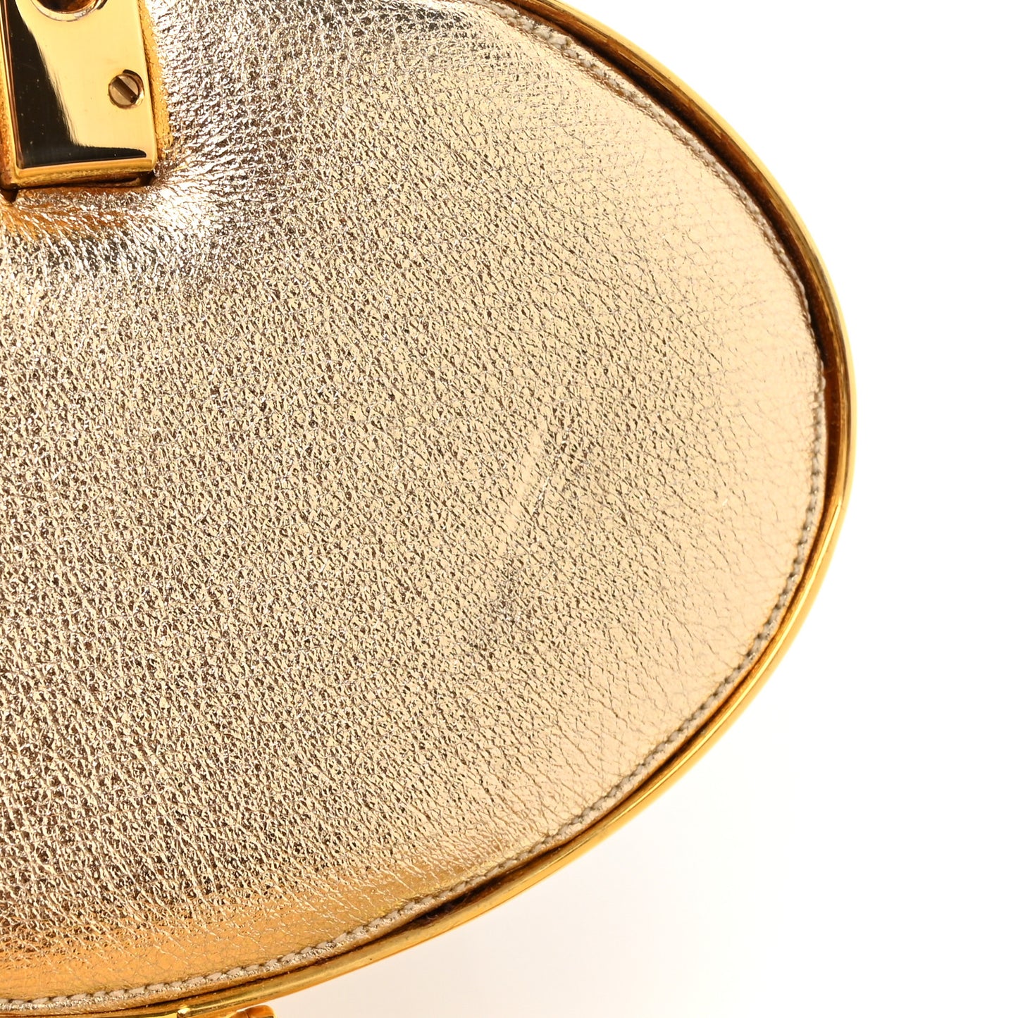 Swarovski Crystal Minaudiere Train Case Clutch Gold Silver