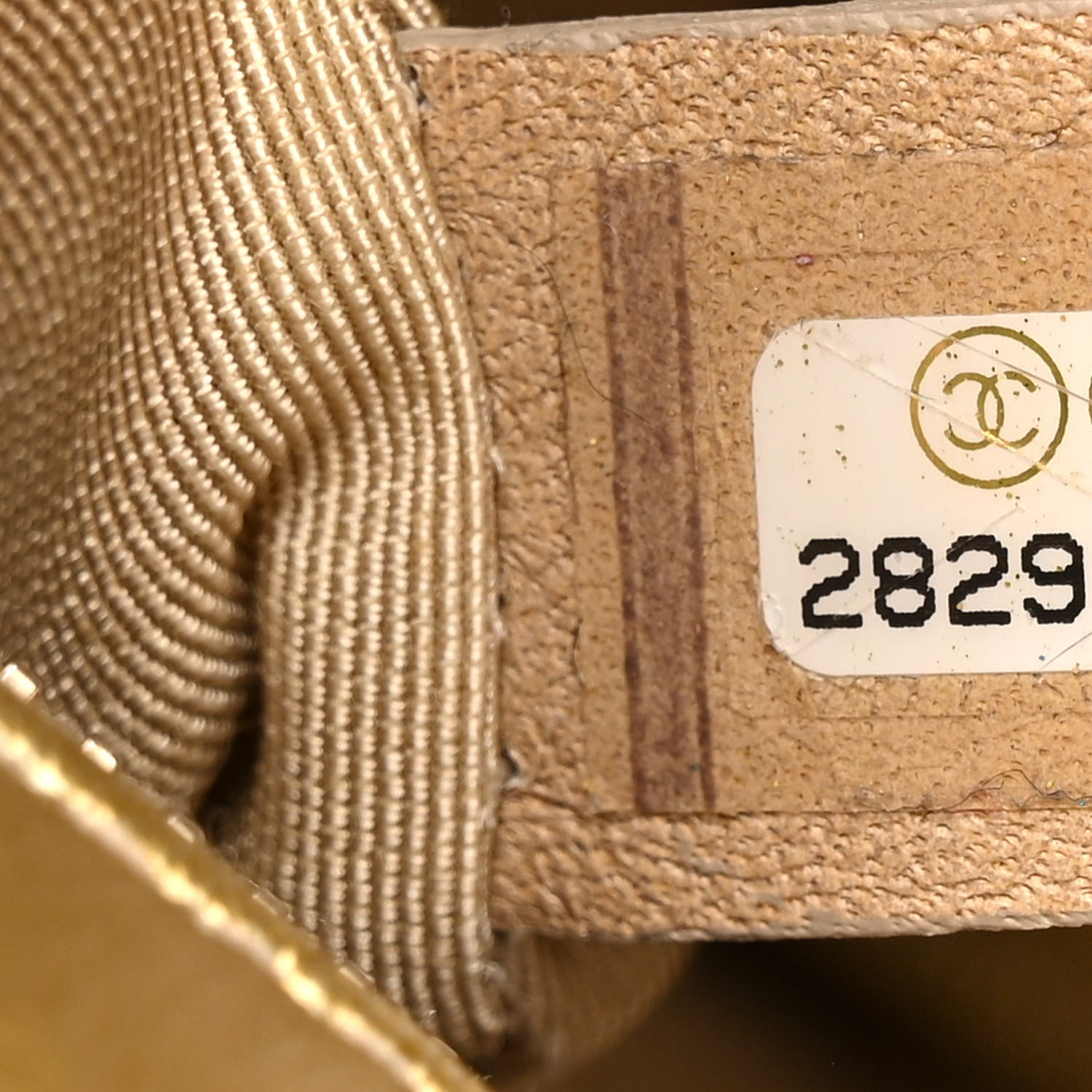 Chanel Metallic Aged Calfskin CC Quilted Small Gabrielle Hobo Gold 7 of 13