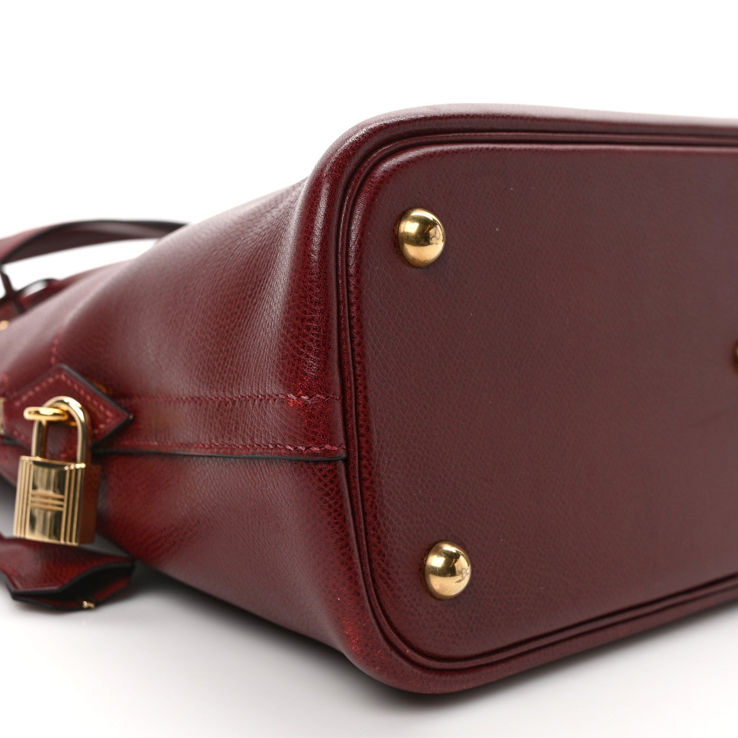 Hermes Veau Grain Lisse Bolide 31 Rouge H 7 of 10
