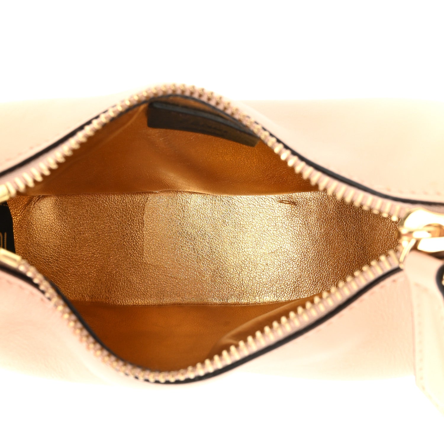 Fendi Vitello Grace Matte Nano Fendigraphy Hobo Charm Light Rose 5 of 10