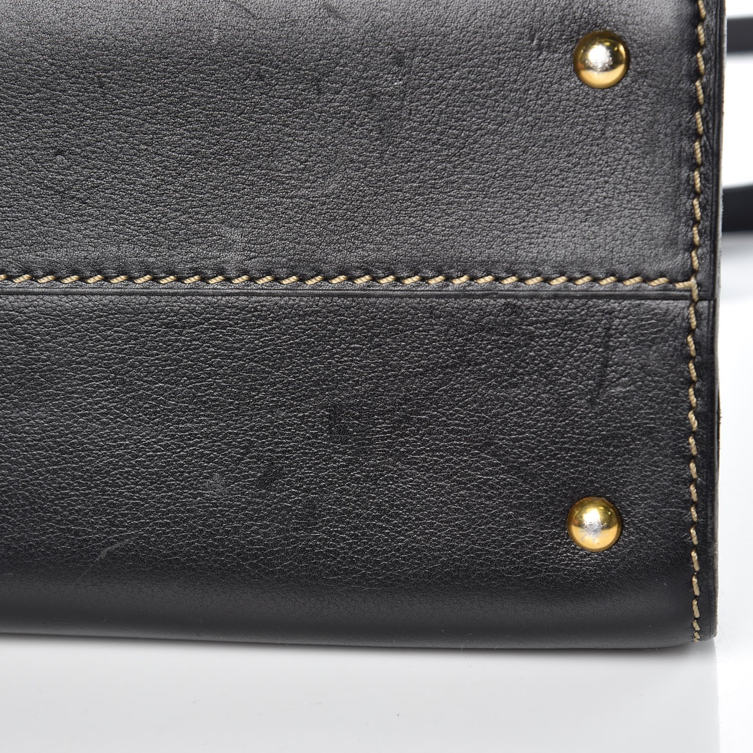 Delvaux Calfskin Evasion Top Handle Frame Bag Black 14 of 16
