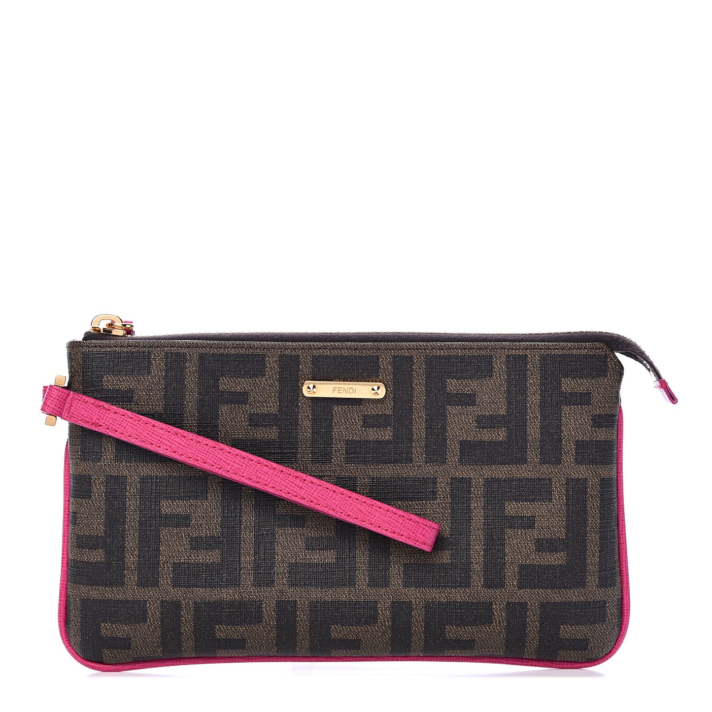 Zucca Spalmati Vitello Elite Pochette Tobacco Ciclamino