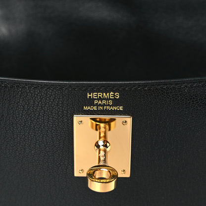 Hermes Chevre Chamkila Kelly Elan Black 6 of 9