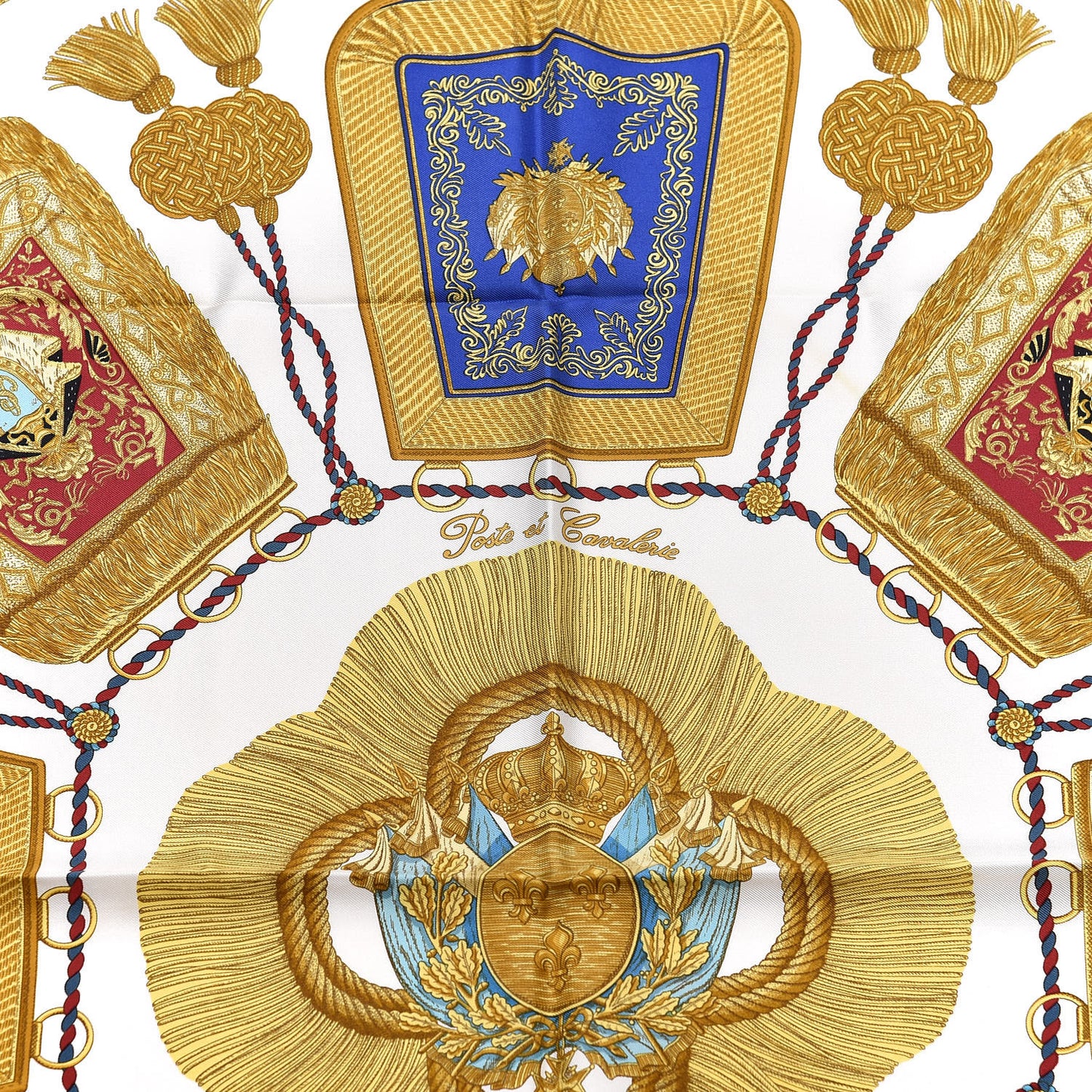 Silk Poste et Cavalerie Scarf 90