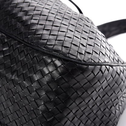 Bottega Veneta Nappa Intrecciato Drawstring Hobo Bag Black 11 of 15