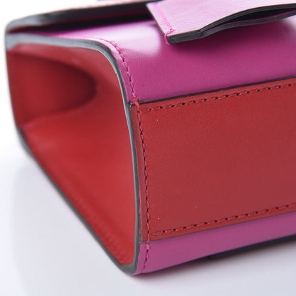 Gucci Calfskin Small Padlock Shoulder Bag New Rosette Hibiscus Red 8 of 9