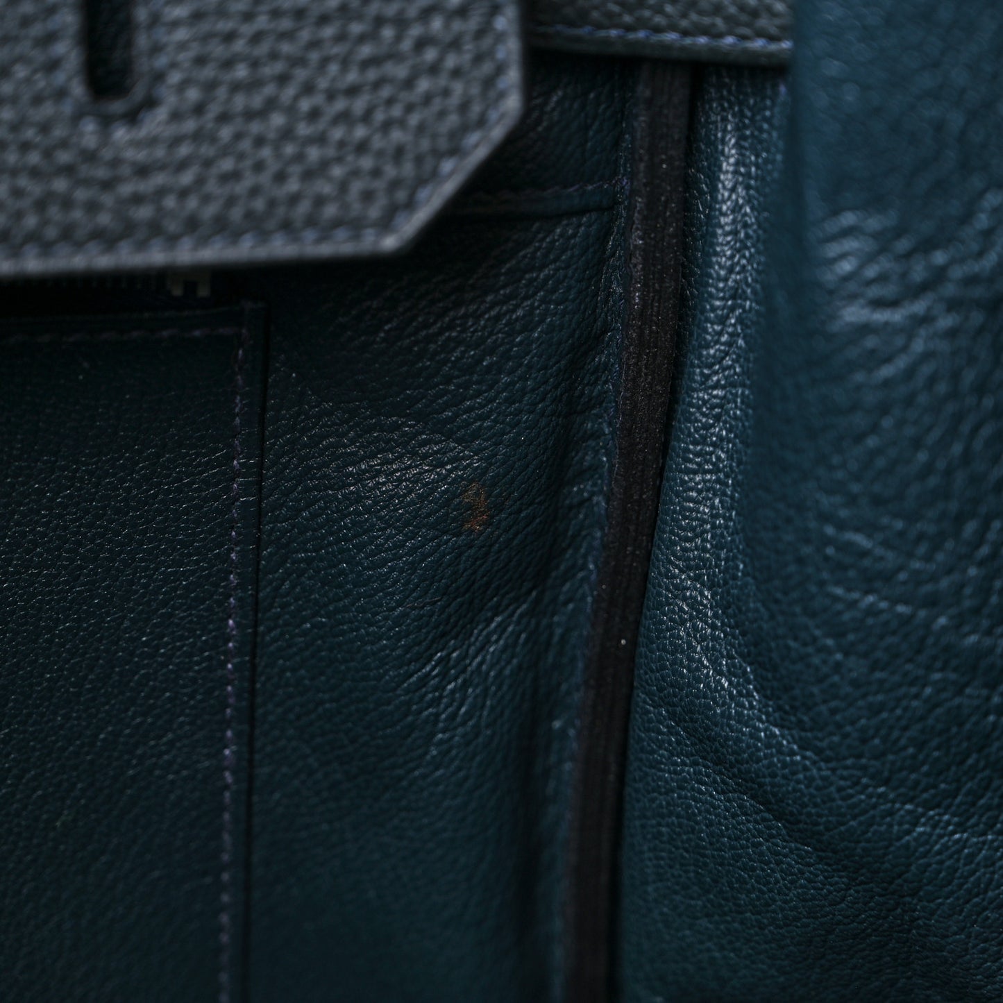 Togo Birkin 35 Bleu Ocean