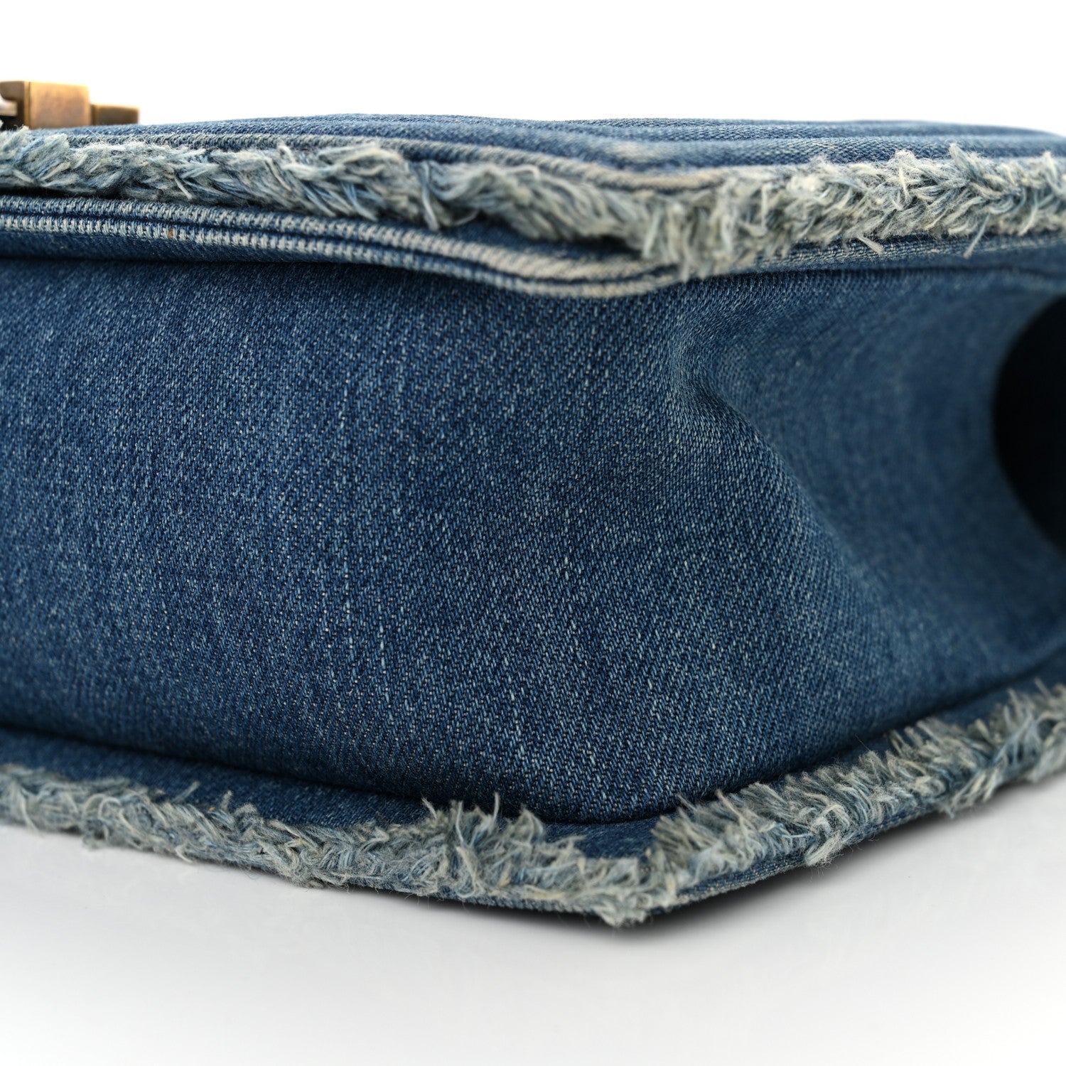 Chanel Denim Patchwork Medium Boy Flap Blue 10 of 10