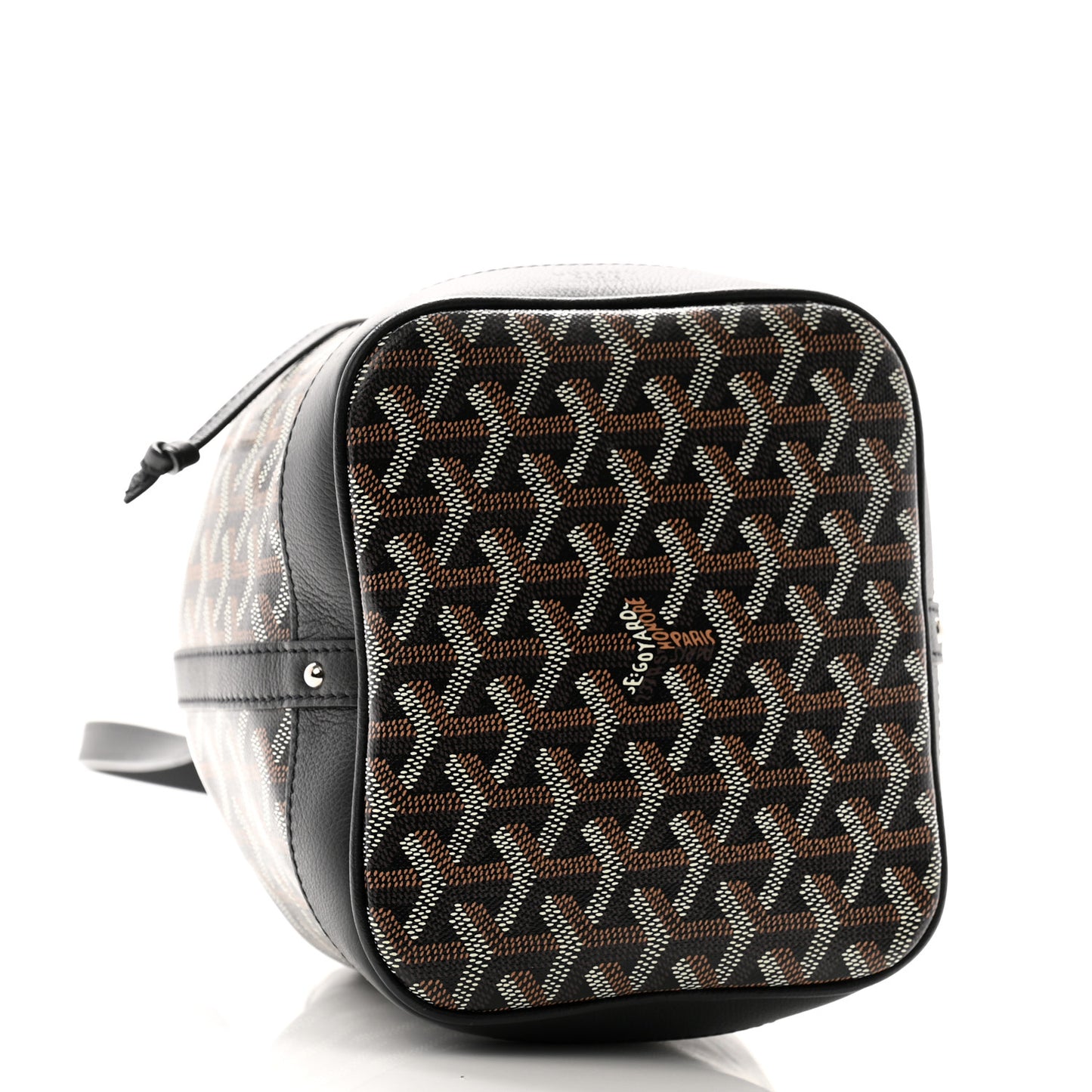Goyardine Petit Flot Bucket Bag PM Black