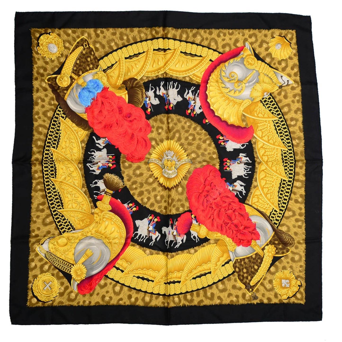 Silk Casques et Plumets Scarf 90