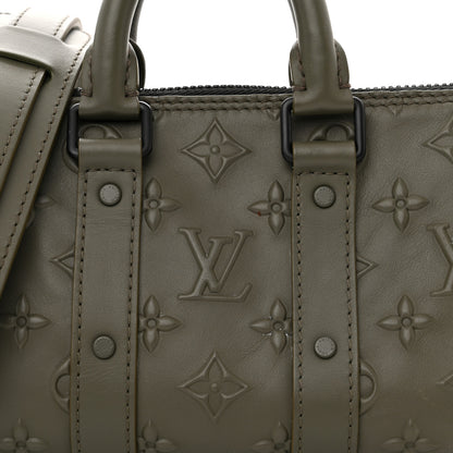 Louis Vuitton Monogram Seal Keepall XS Khaki 7 of 11