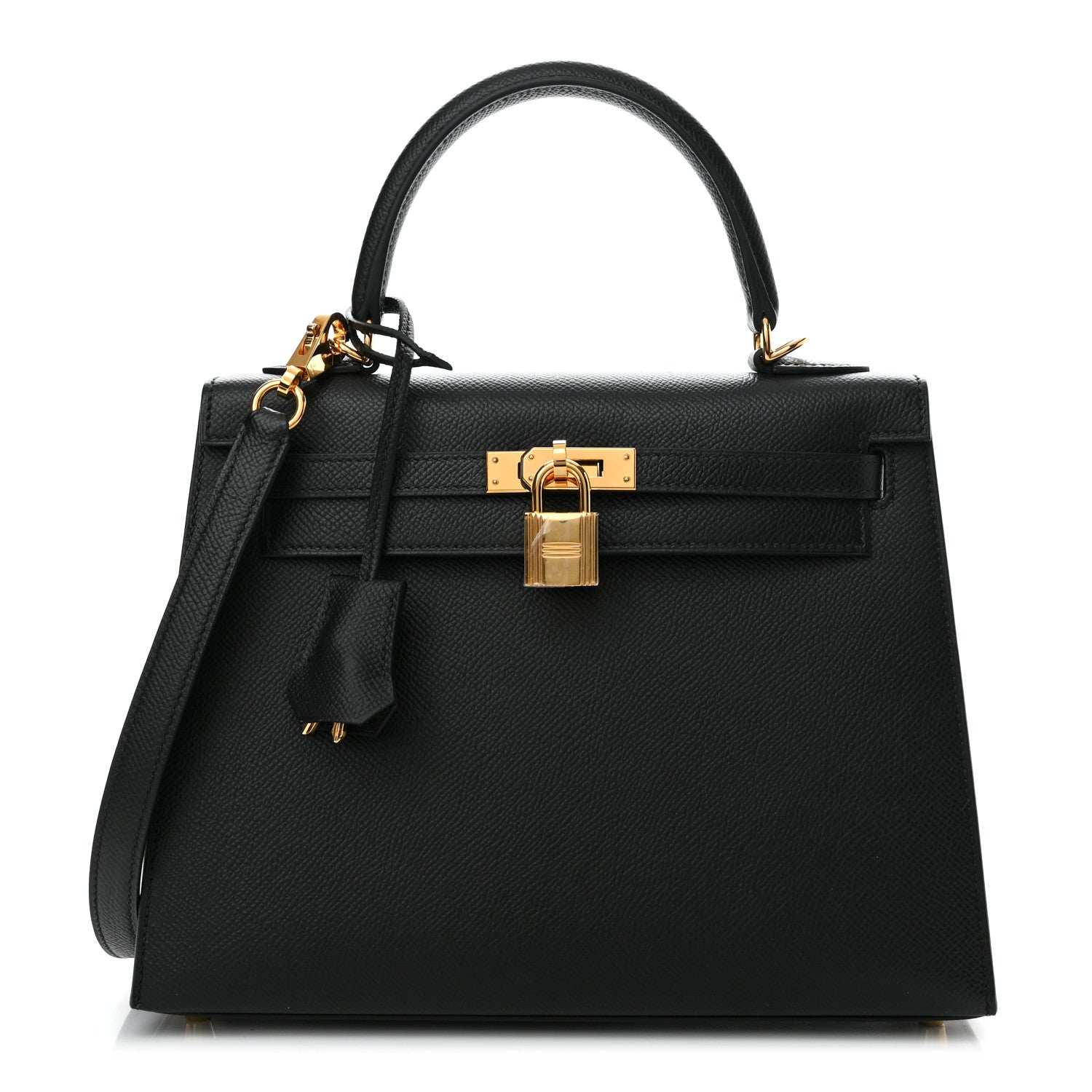 Hermes Epsom Kelly Sellier 25 Black 1 of 10