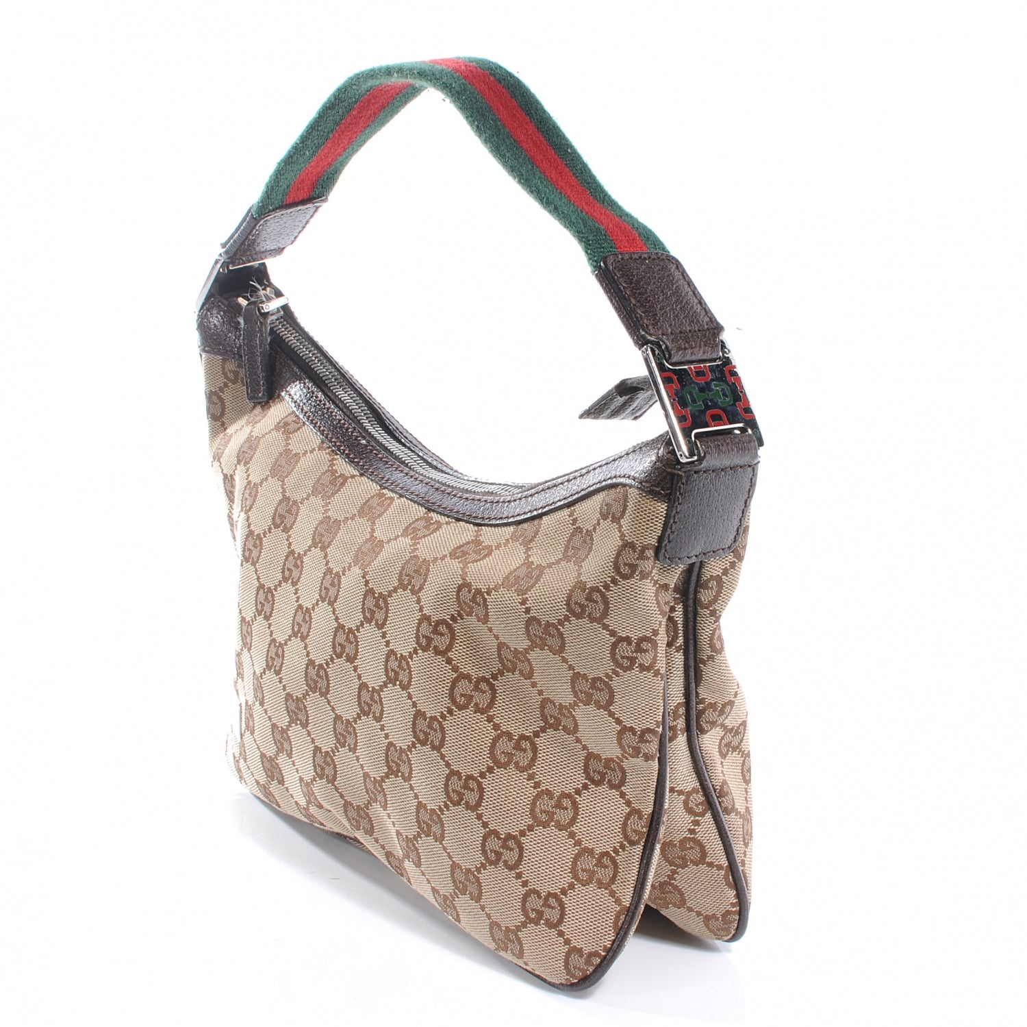 Gucci GG Monogram Small Pop Hobo Dark Brown 6 of 8