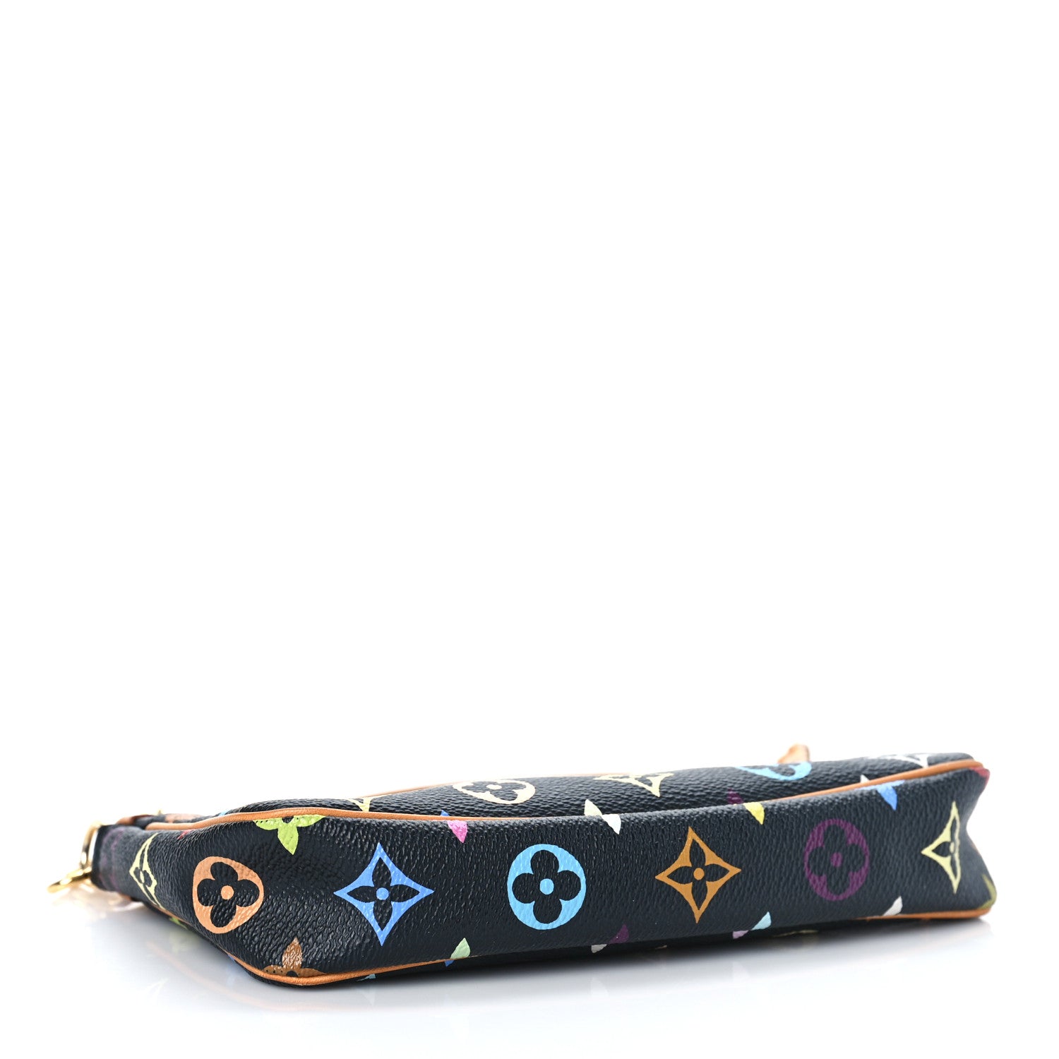 Louis Vuitton Monogram Multicolor Pochette Accessories Black 4 of 9