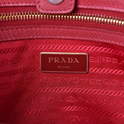 Prada Saffiano Lux Medium Tote Fuoco 6 of 20