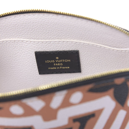 Louis Vuitton Monogram Giant Crafty Cosmetic Pouch Crème Caramel 6 of 7