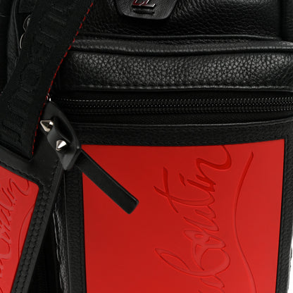Christian Louboutin Calfskin Rubber Loubideal Crossbody Bag Black Loubi 8 of 10