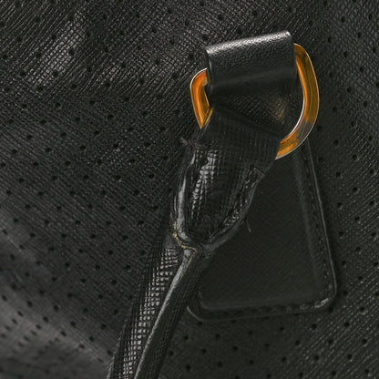 Prada Saffiano Fori Perforated Lux Tote Black 12 of 12