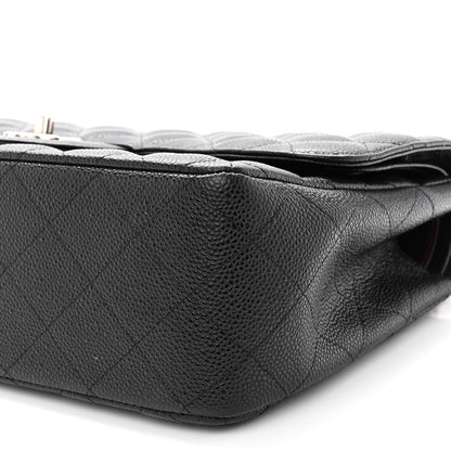 Chanel Caviar Quilted Jumbo Double Flap Black 10 of 10