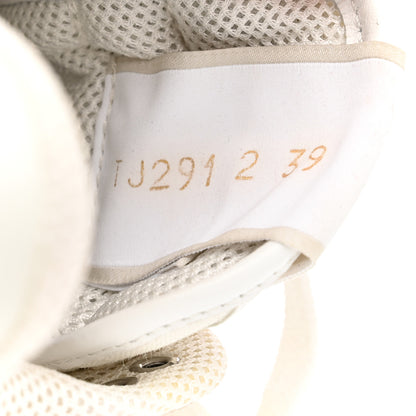 Valentino Garavani Fabric Suede Rockrunner Sneakers 39 White 7 of 8