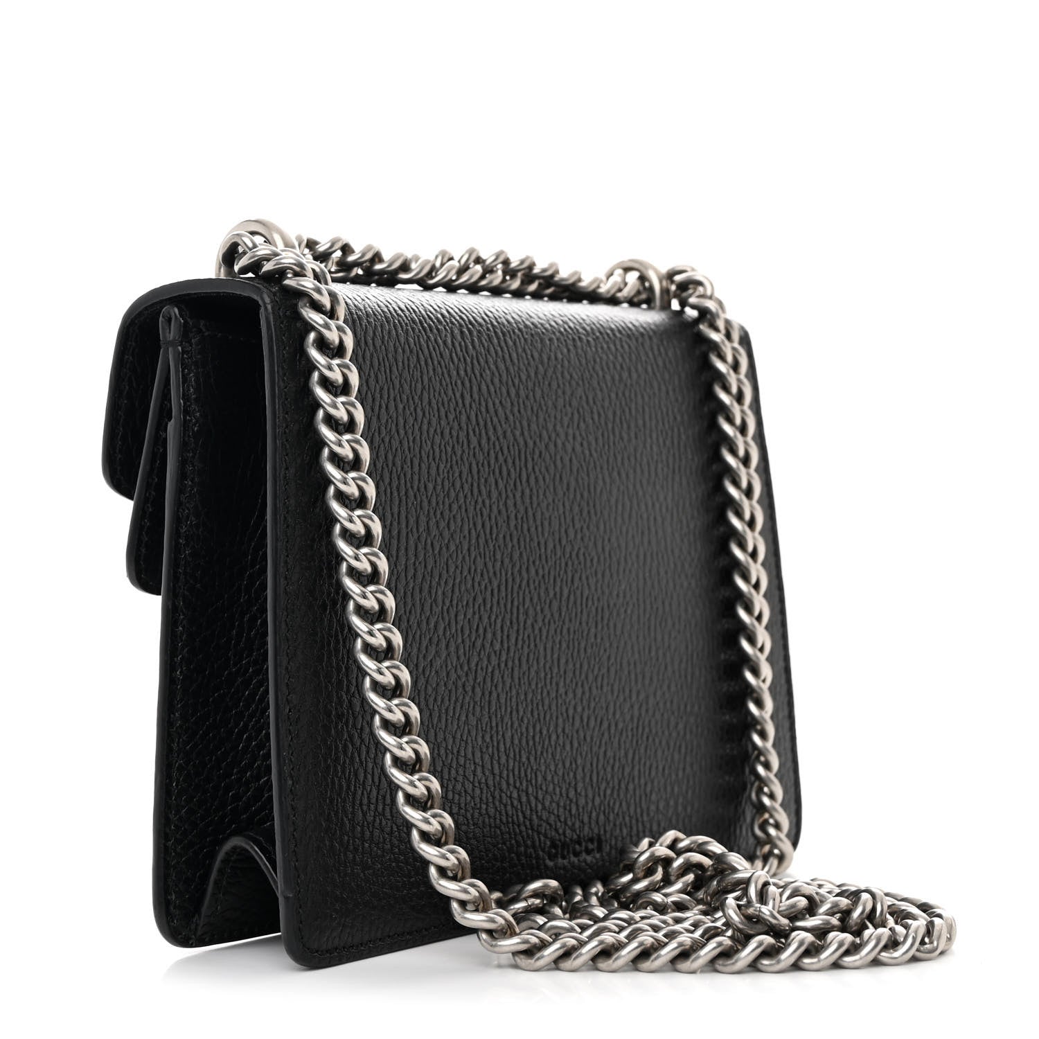 Gucci Calfskin Mini Dionysus Shoulder Bag Black 3 of 12