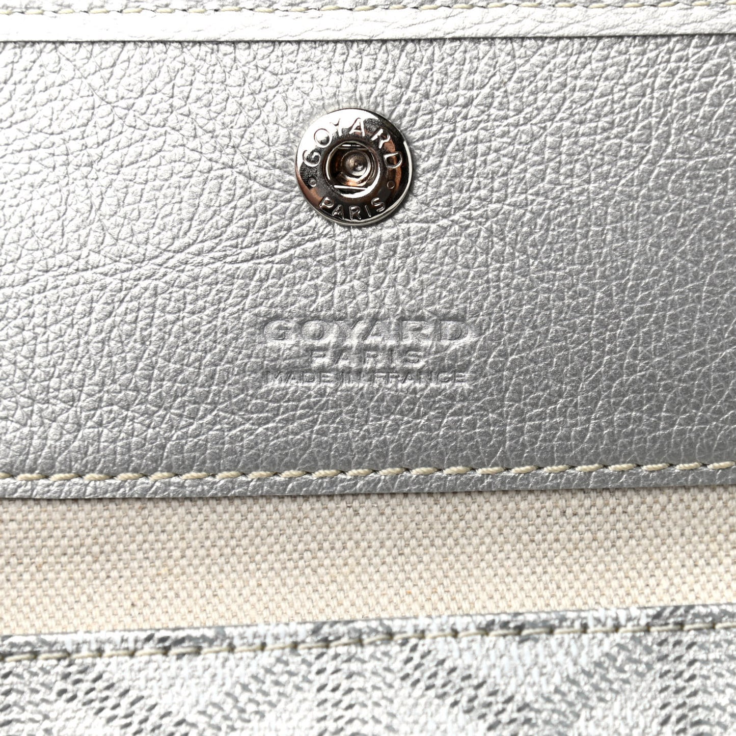Goyardine Precious Metals Saint Louis GM Silver