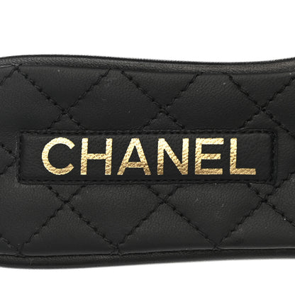Chanel Lambskin Quilted CC Turnlock Sandals 37.5 Black 16 of 18