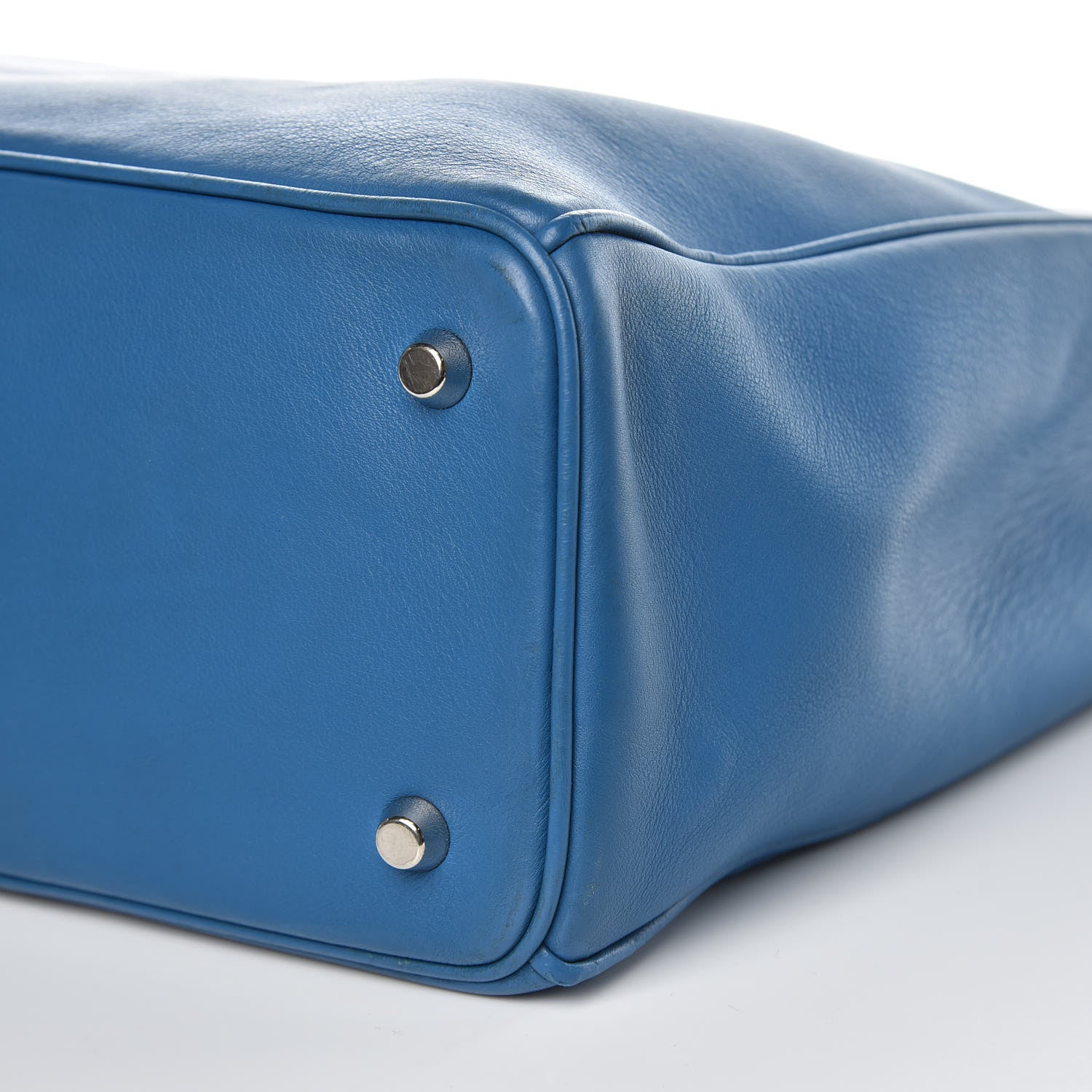 Christian Dior Smooth Calfskin Large Diorissimo Tote Blue 11 of 17